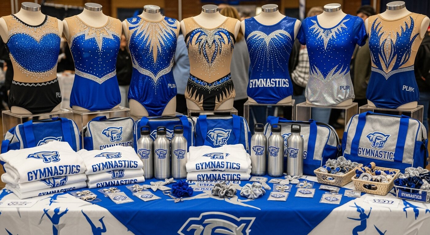 Gymnastics merchandise display