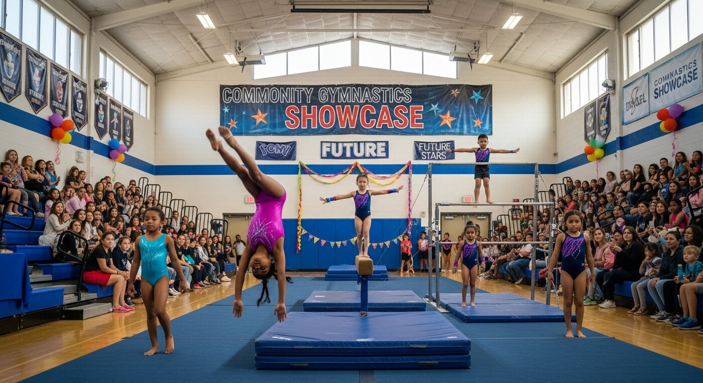 Gymnastics showcase event