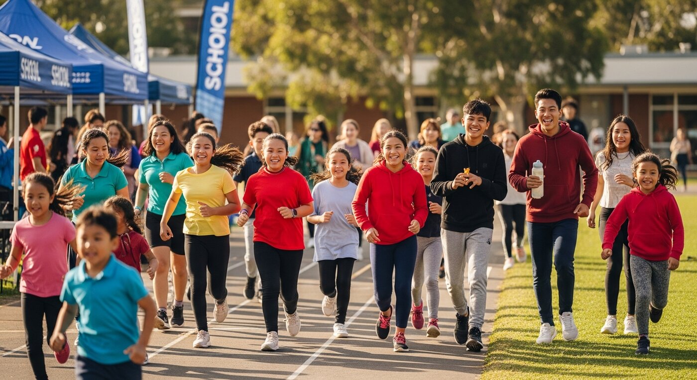 K-12 students at school activities