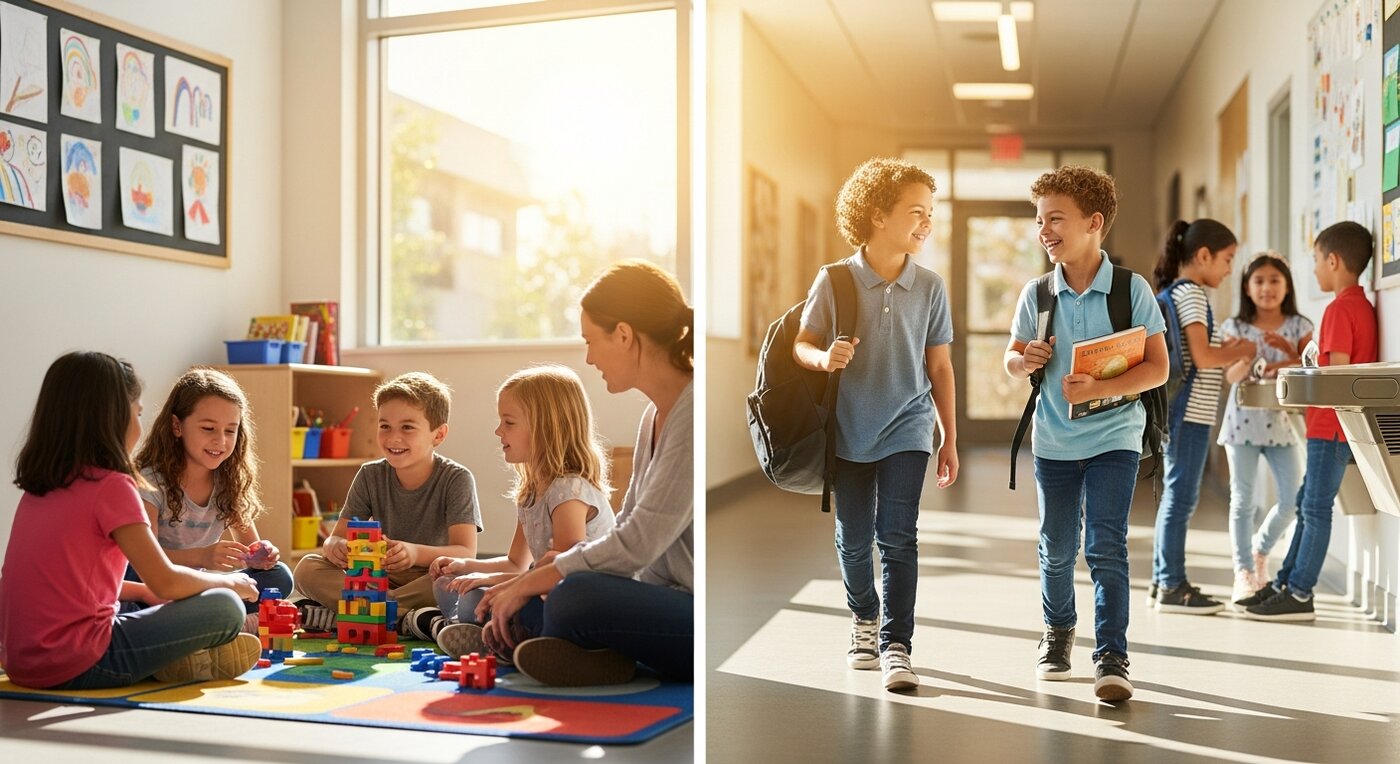 Kids in school