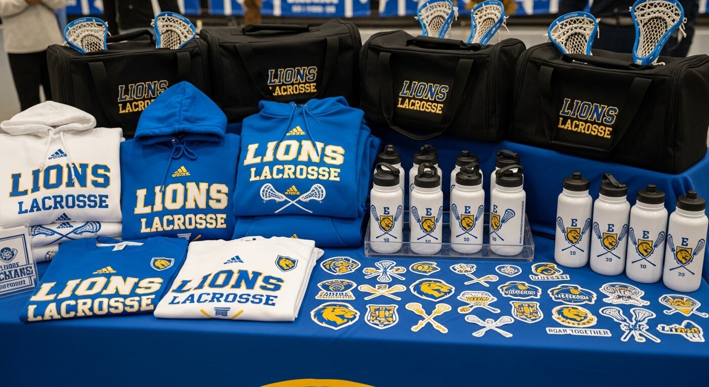 Lacrosse merchandise display