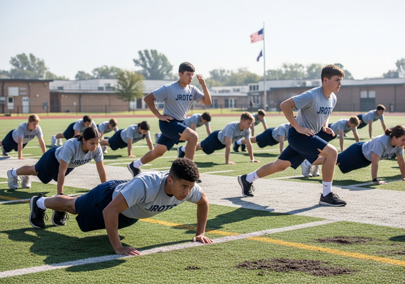 ROTC physical training