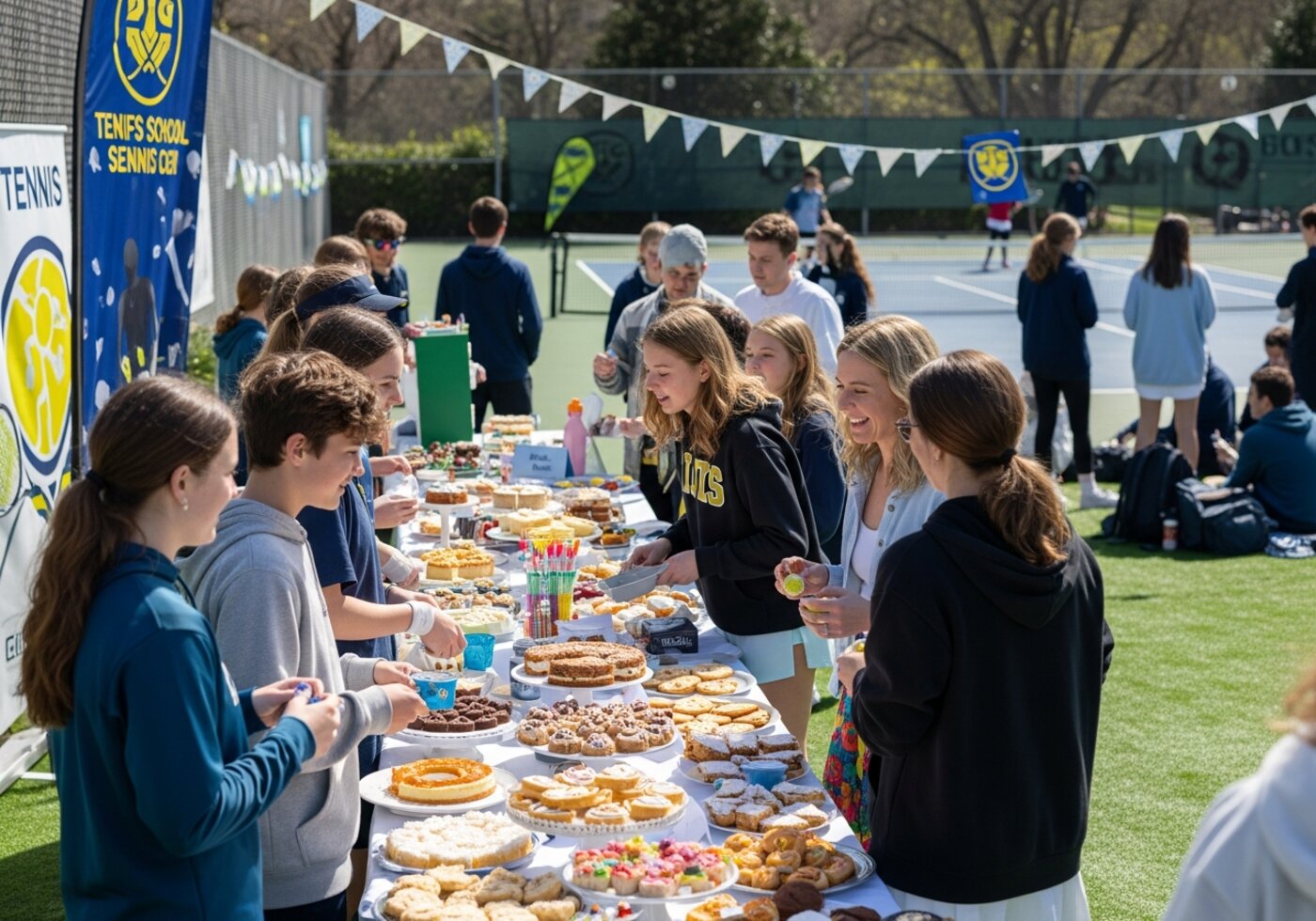 Tennis fundraising products