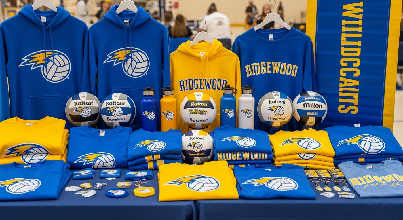 Volleyball merchandise display