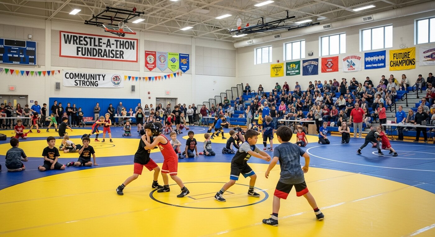 Wrestle-a-thon fundraising event